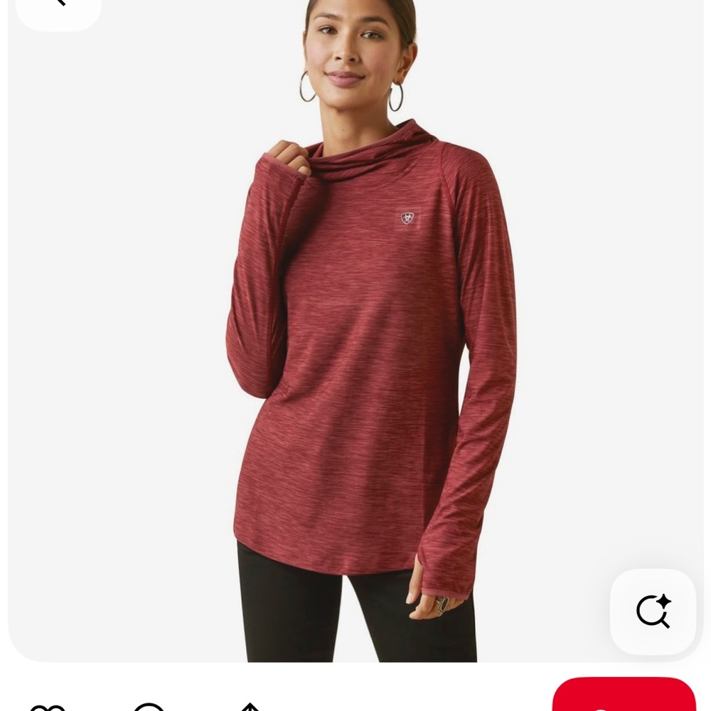 Ariat Hooded Tek Top - Picture 2 of 8